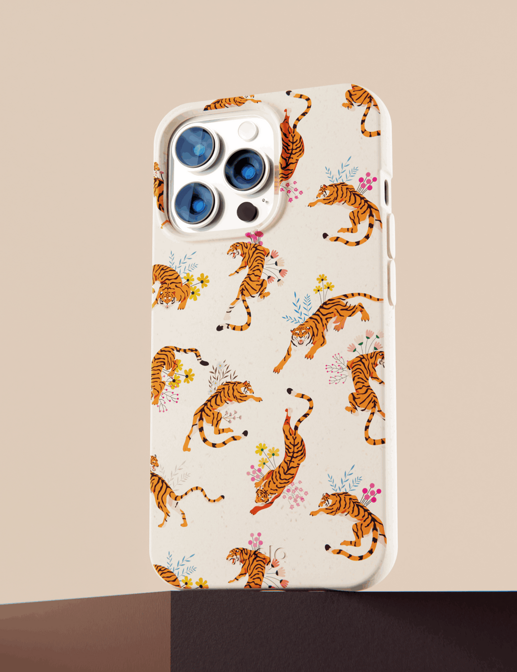 Seashell Whimsical Tigers iPhone 13 Pro Max Case