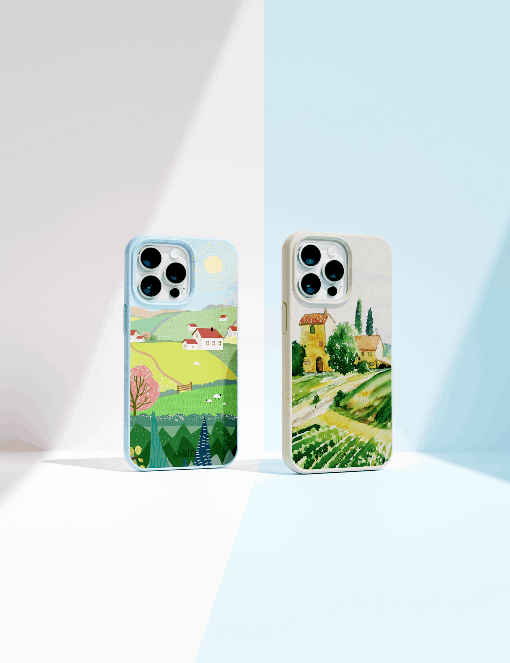 Powder Blue Sunny Countryside iPhone 11 Pro Case