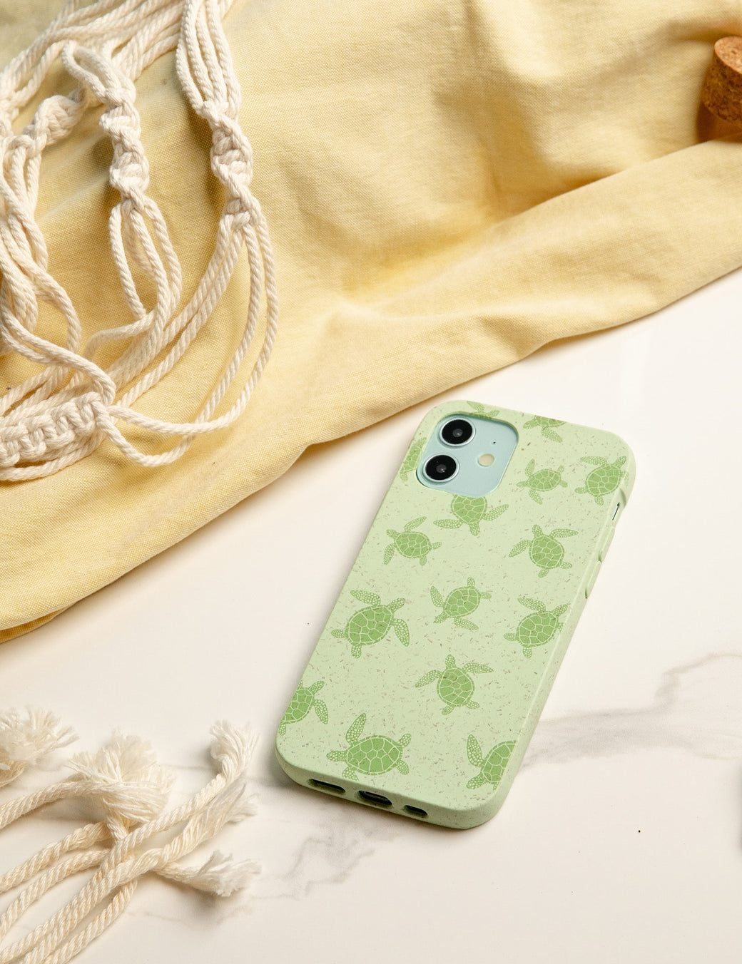 Sage Green Tiny Turtles iPhone XR Case