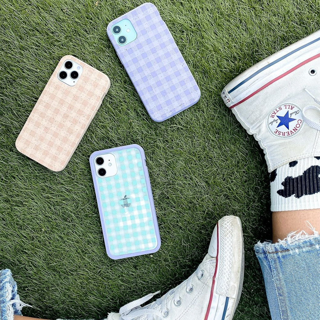 Lavender Checkered Google Pixel 4a Case