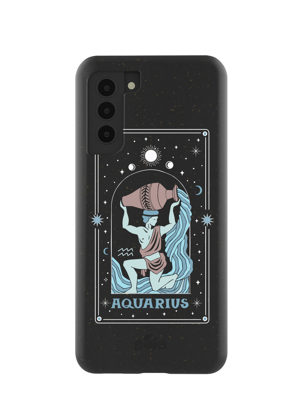 Black Aquarius Samsung Galaxy S21 Case