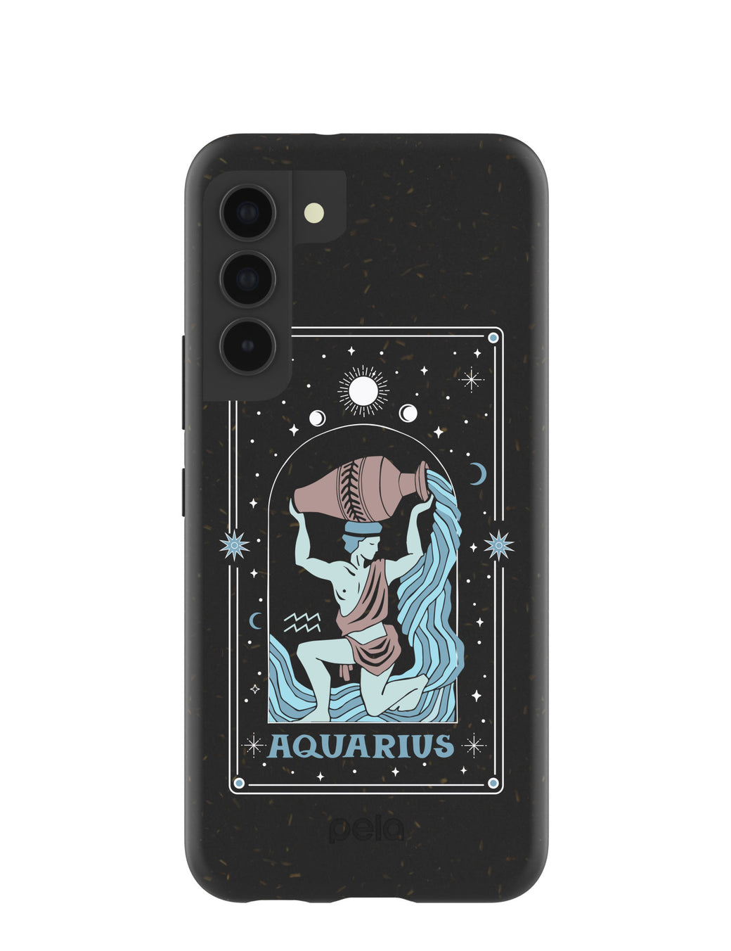 Black Aquarius Samsung Galaxy S22 Case