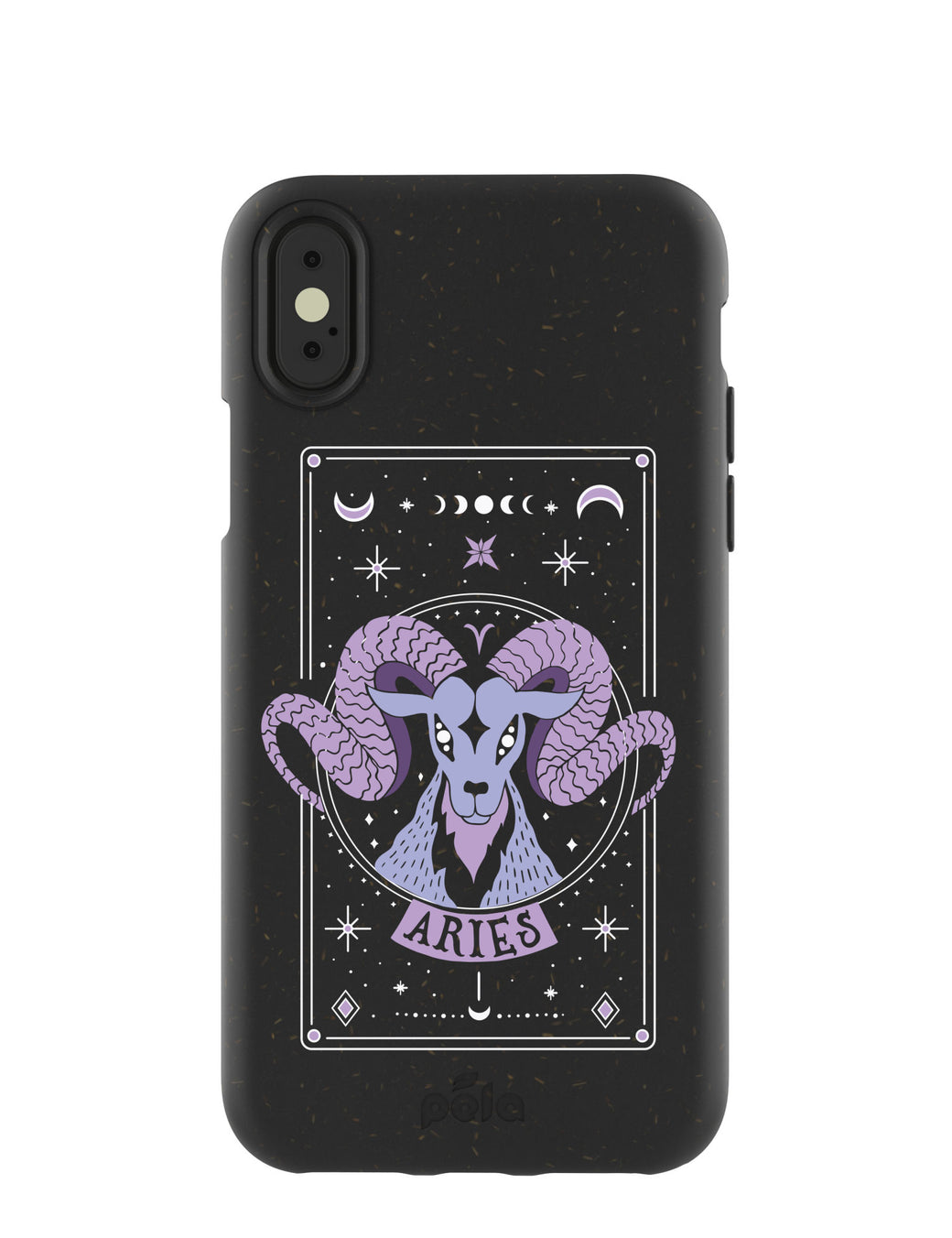 Black Aries iPhone X Case