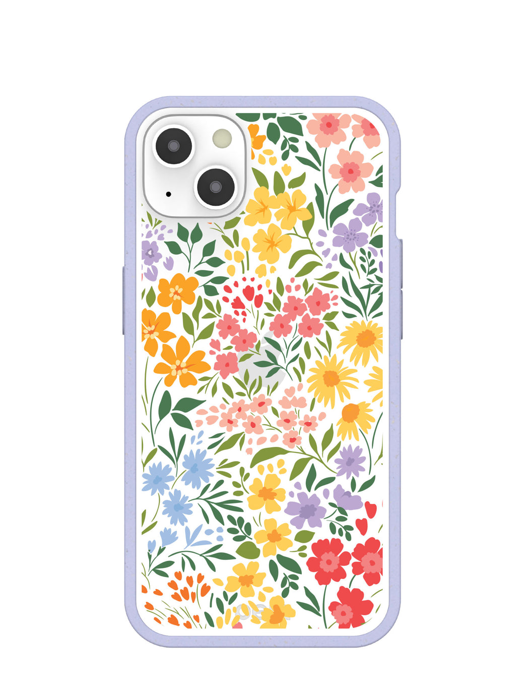 Clear Blooming Wild iPhone 13 Case With Lavender Ridge