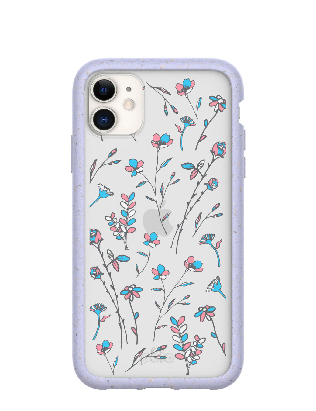Clear Bloom iPhone 11 Case With Lavender Ridge