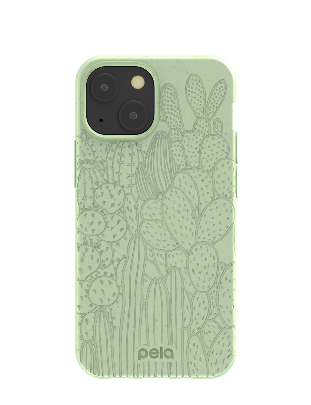 Sage Green Cacti iPhone 13 Mini Case