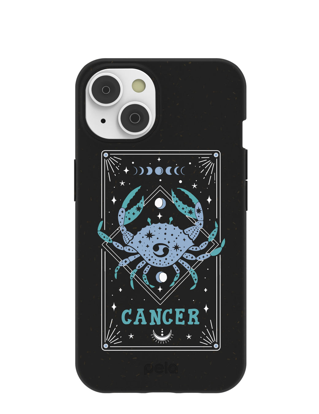 Black Cancer iPhone 14 Case with MagSafe Module