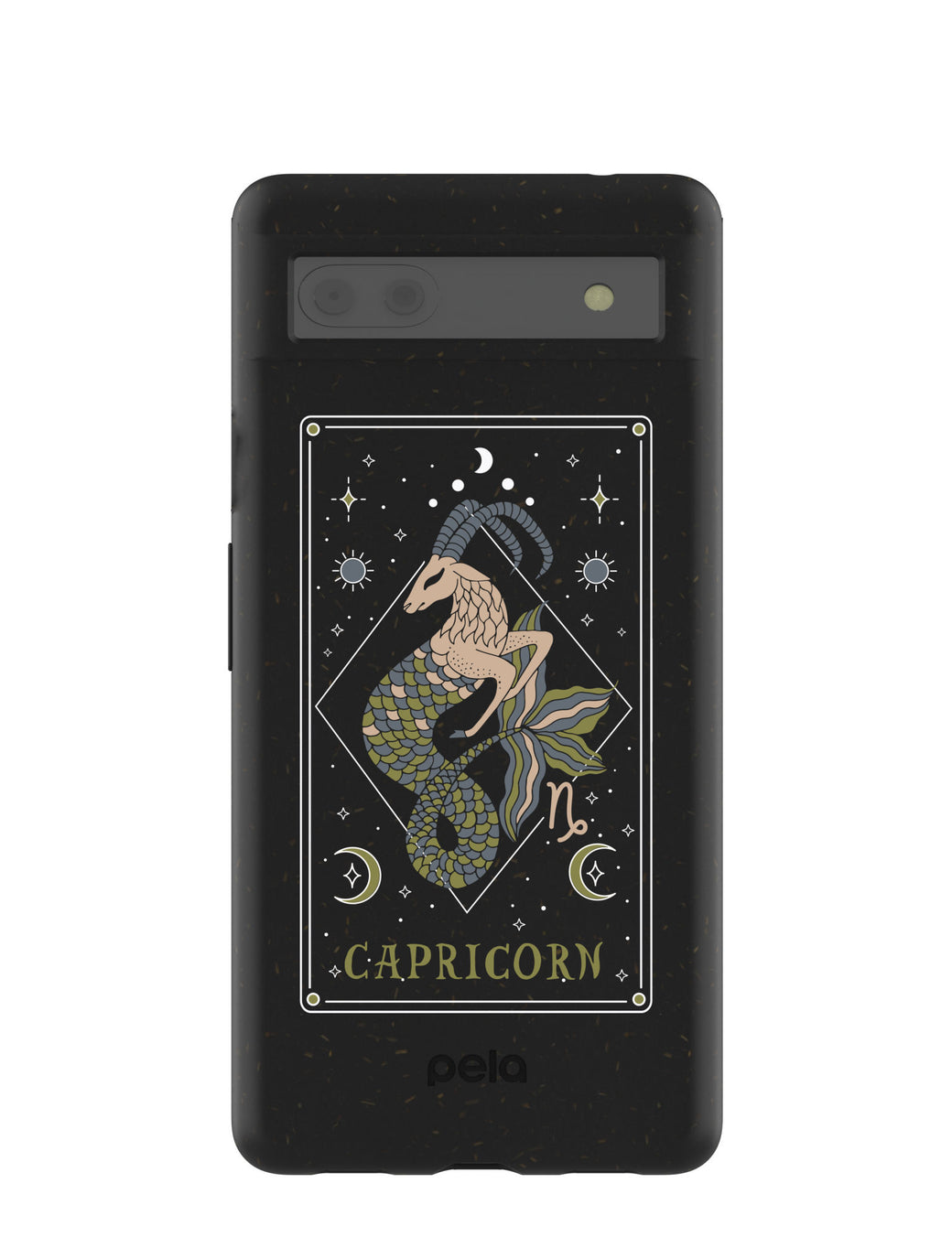 Black Capricorn Google Pixel 6a Case