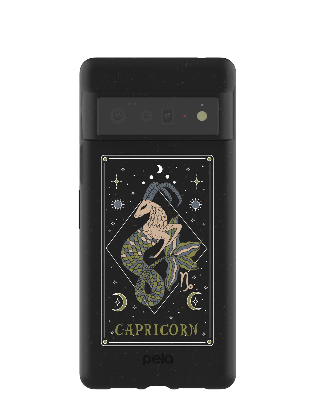 Black Capricorn Google Pixel 6 Pro Case