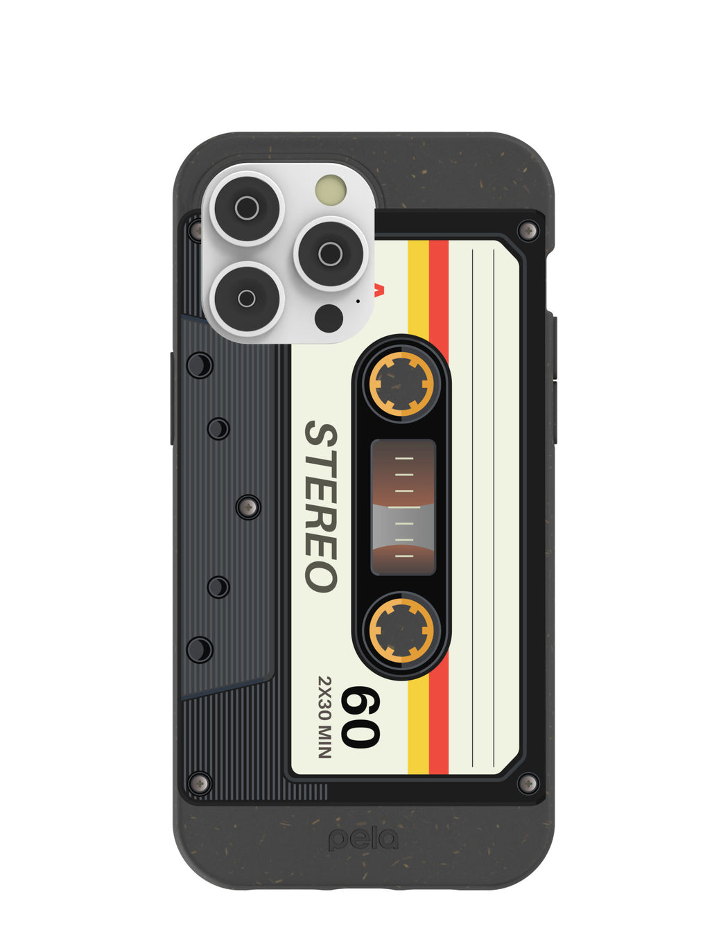 Black Cassette iPhone 14 Pro Max Case with MagSafe Module