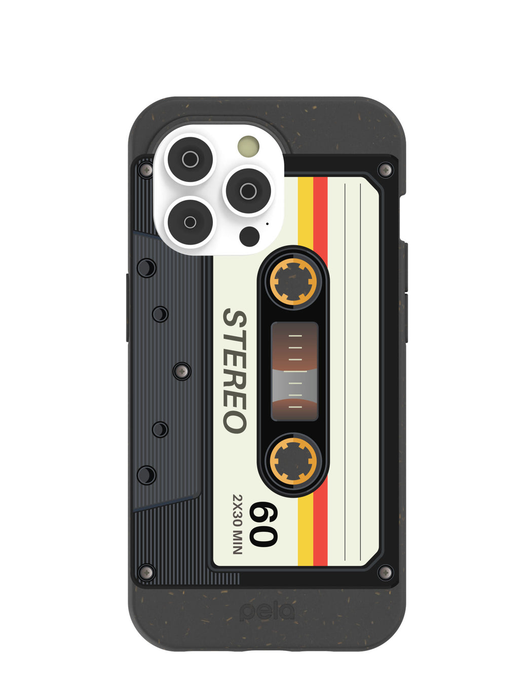 Black Cassette iPhone 14 Pro Case with MagSafe Module