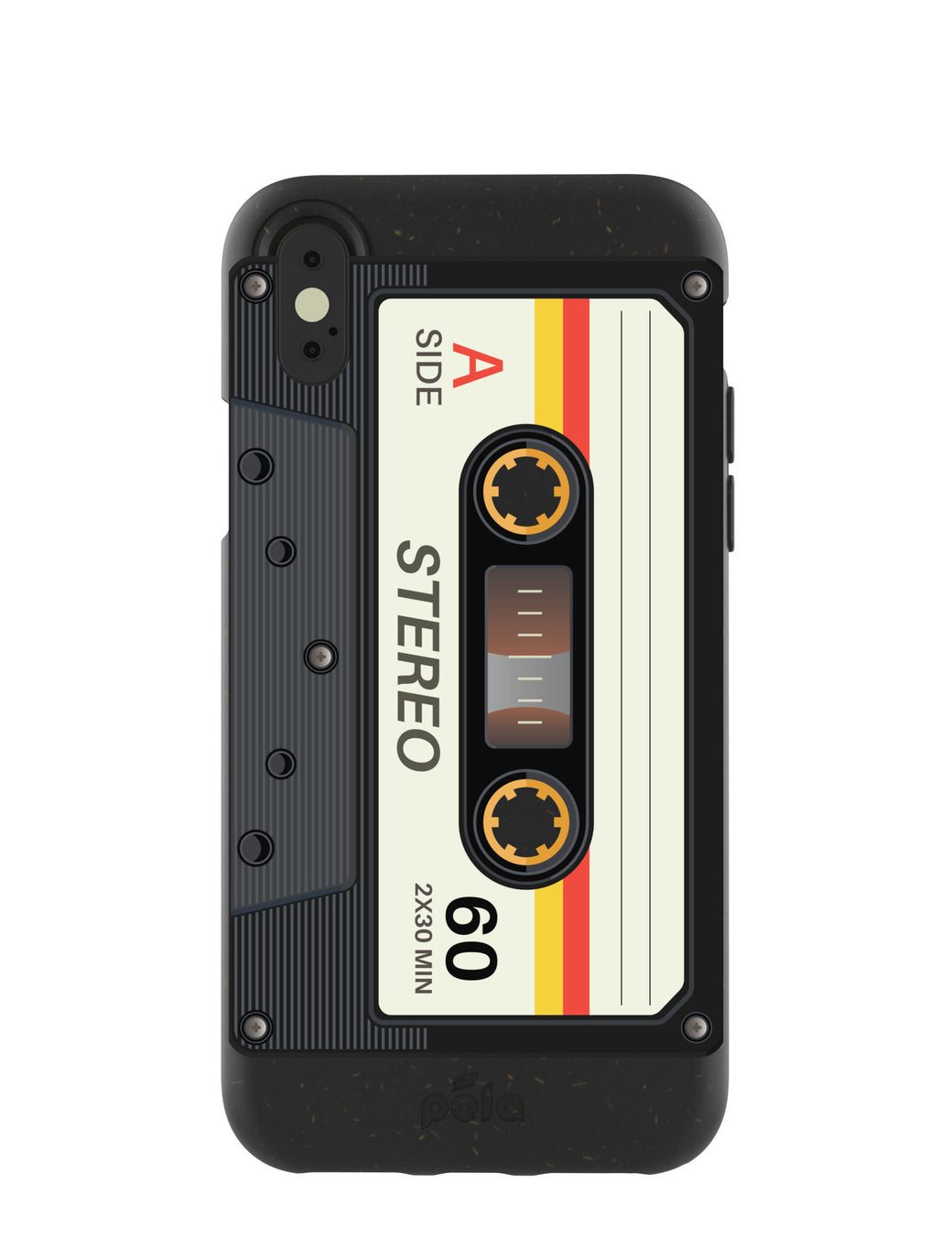 Black Cassette iPhone X Case