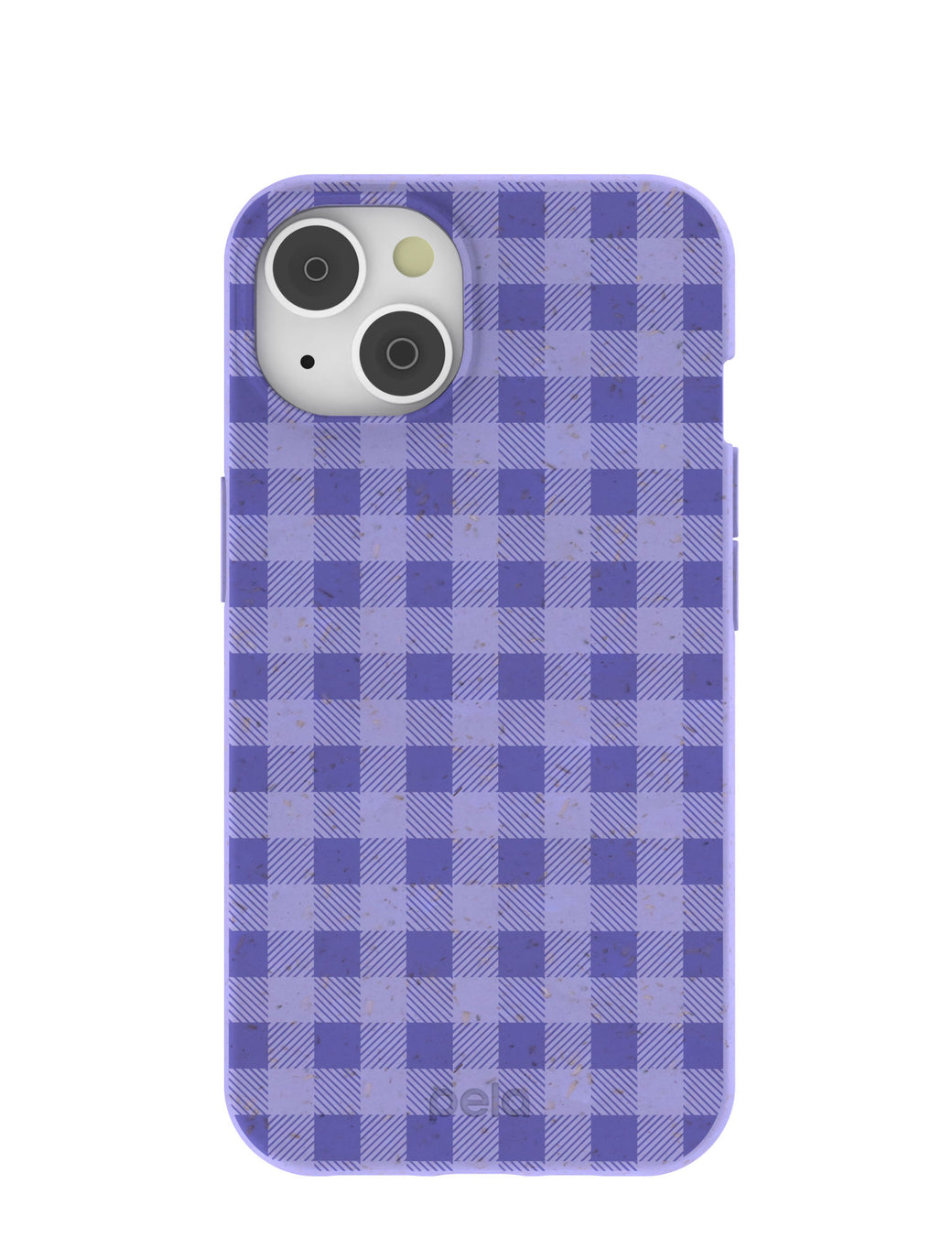 Lavender Checkered iPhone 14 Case with MagSafe Module