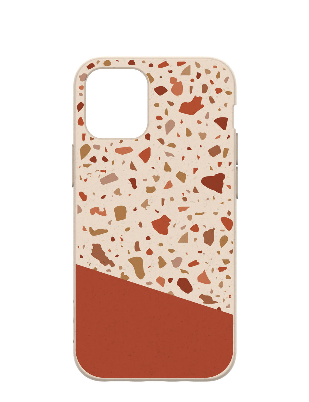 Seashell Clay Terrazzo iPhone 12 Mini Case