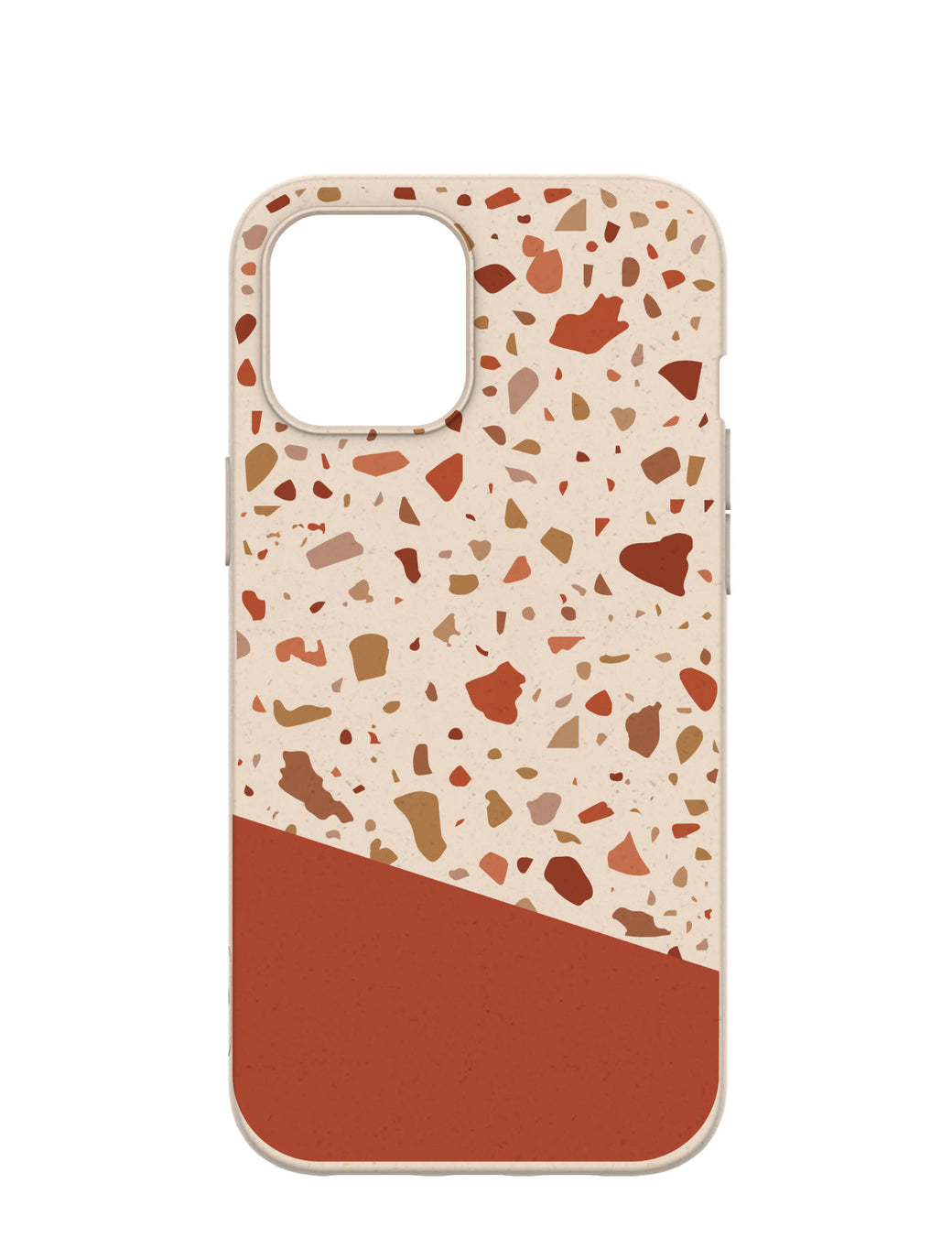 Seashell Clay Terrazzo iPhone 12 Pro Max Case