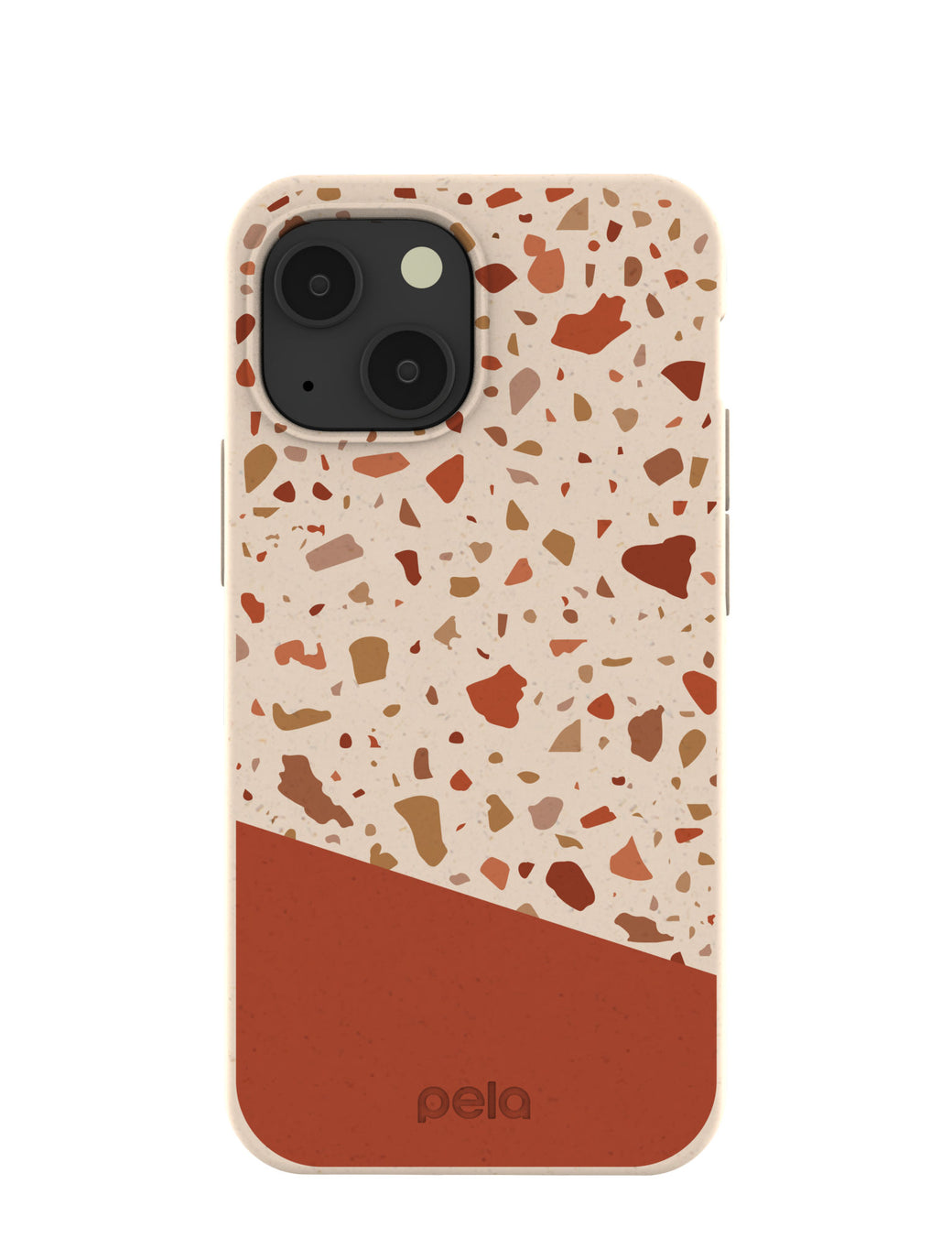 Seashell Clay Terrazzo iPhone 13 Mini Case