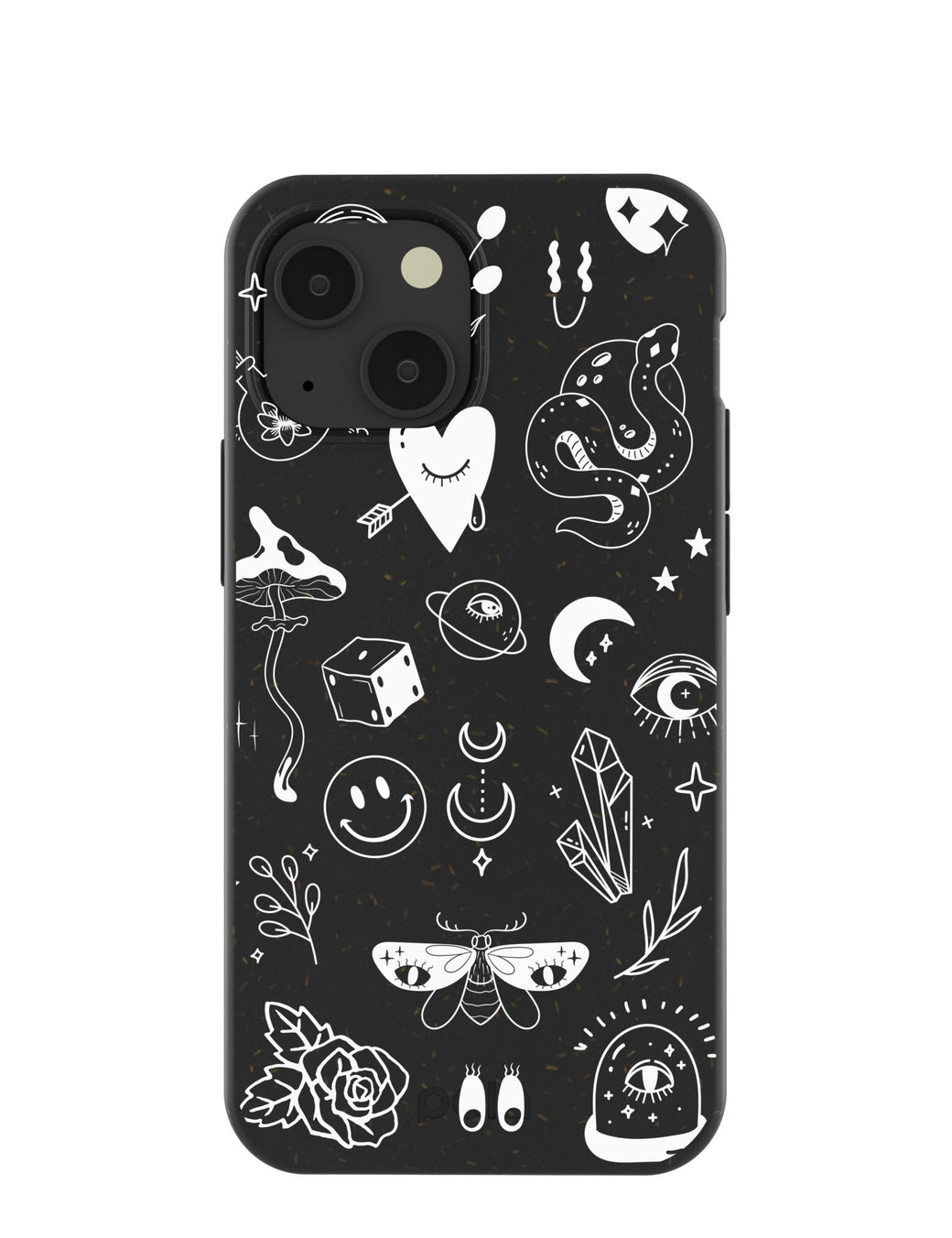 Black Contrast iPhone 13 Mini Case