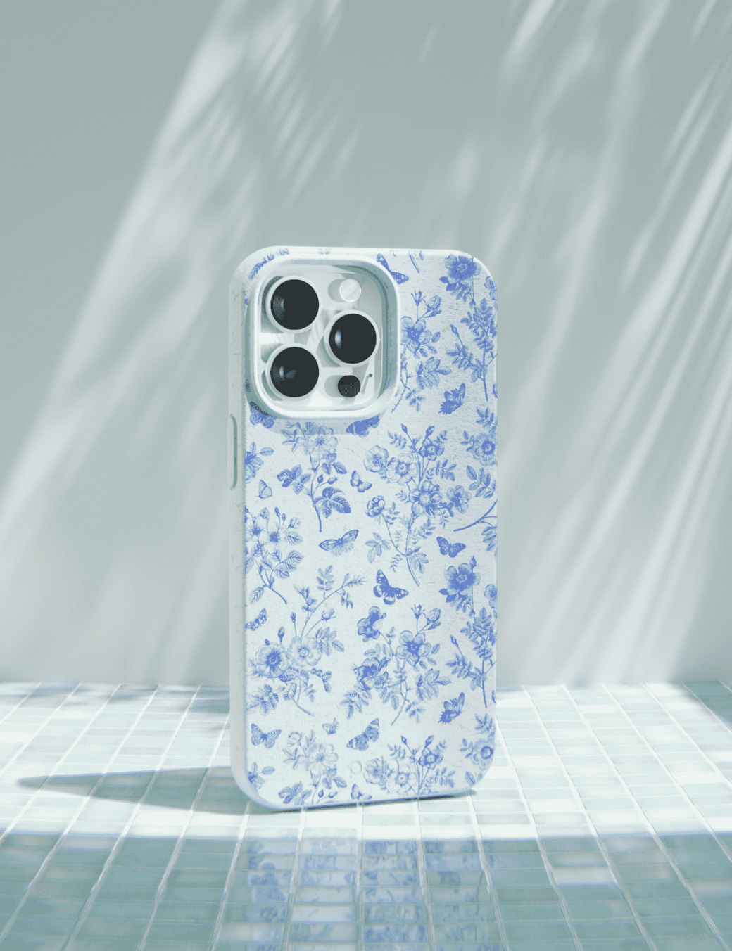 Powder Blue Porcelain Samsung Galaxy S22 Case