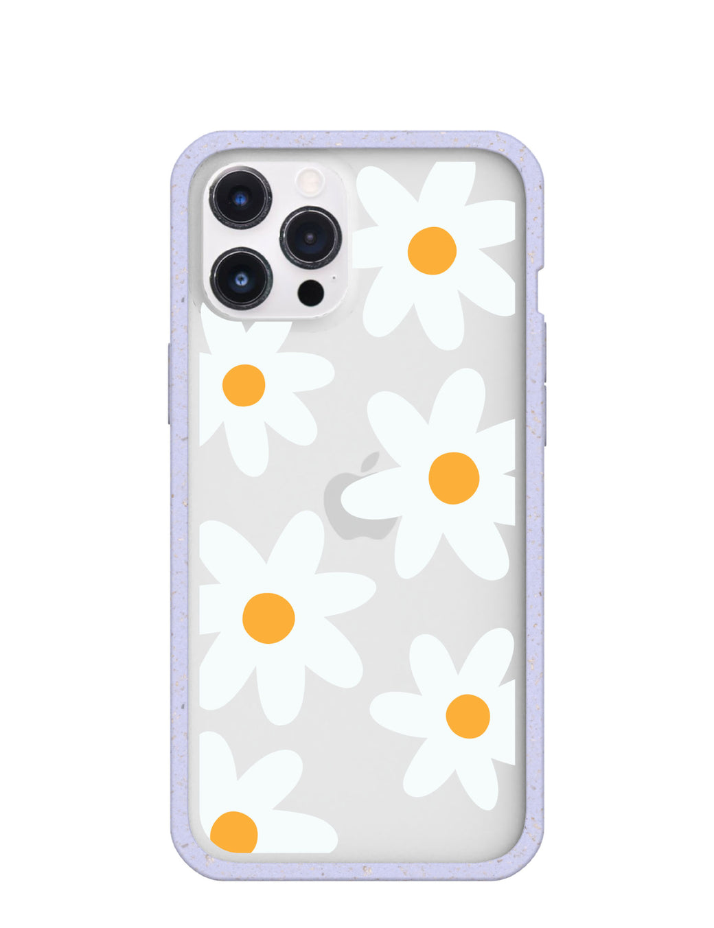 Clear Daisy iPhone 12 Pro Max Case With Lavender Ridge