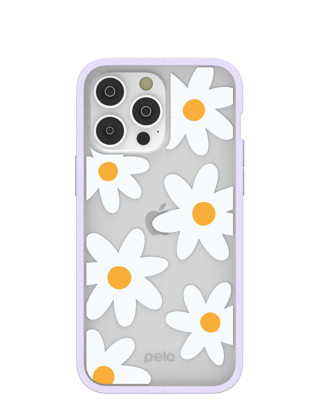 Clear Daisy iPhone 14 Pro Max Case With Lavender Ridge