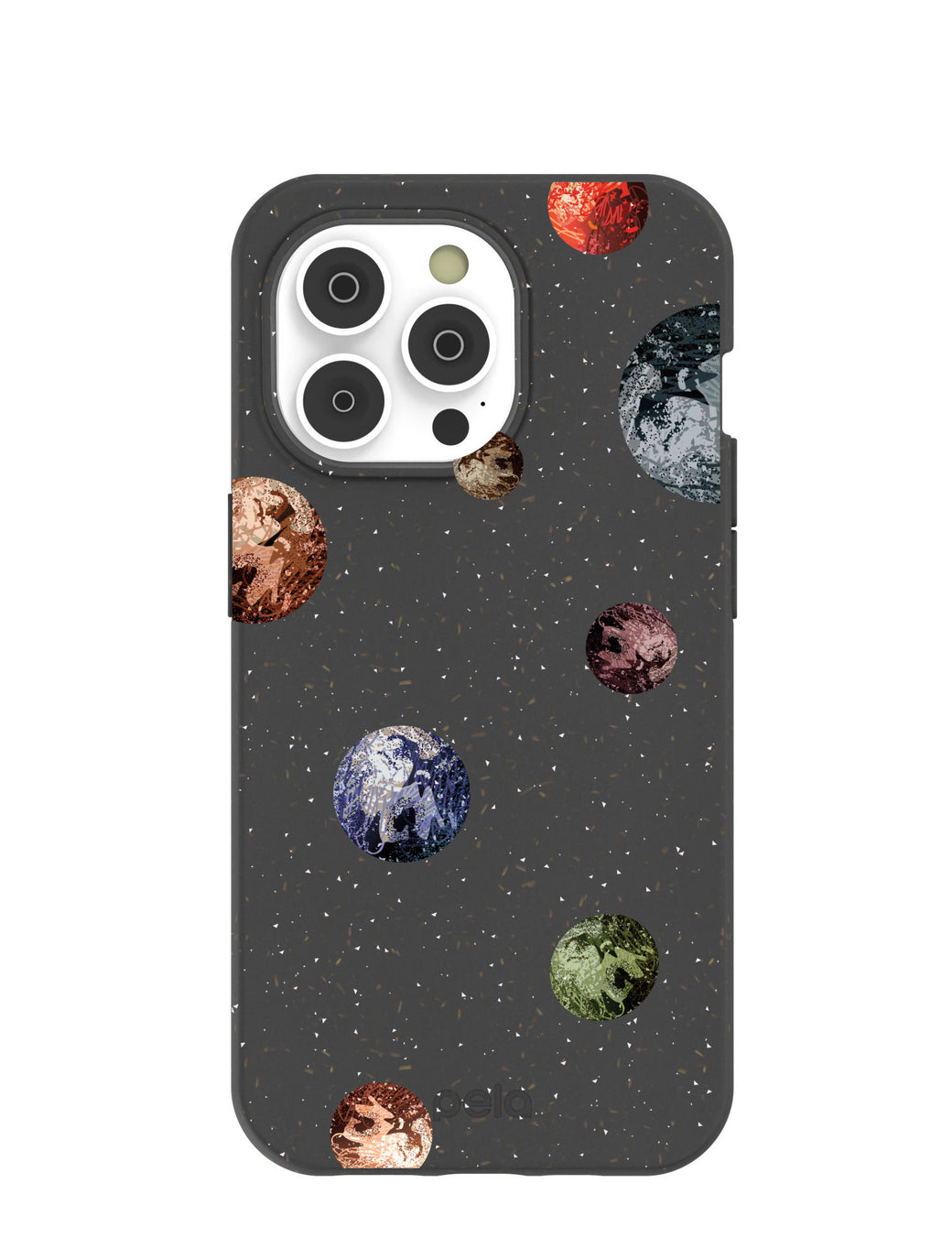 Black Deep Space iPhone 14 Pro Case with MagSafe Module