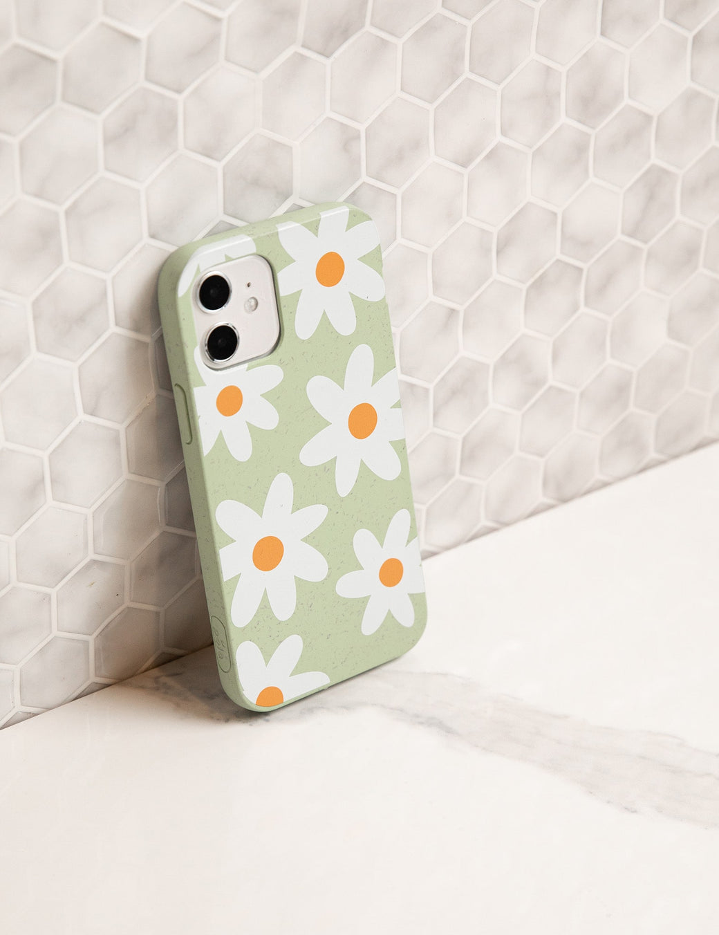 Sage Green Daisy Google Pixel 6 Case