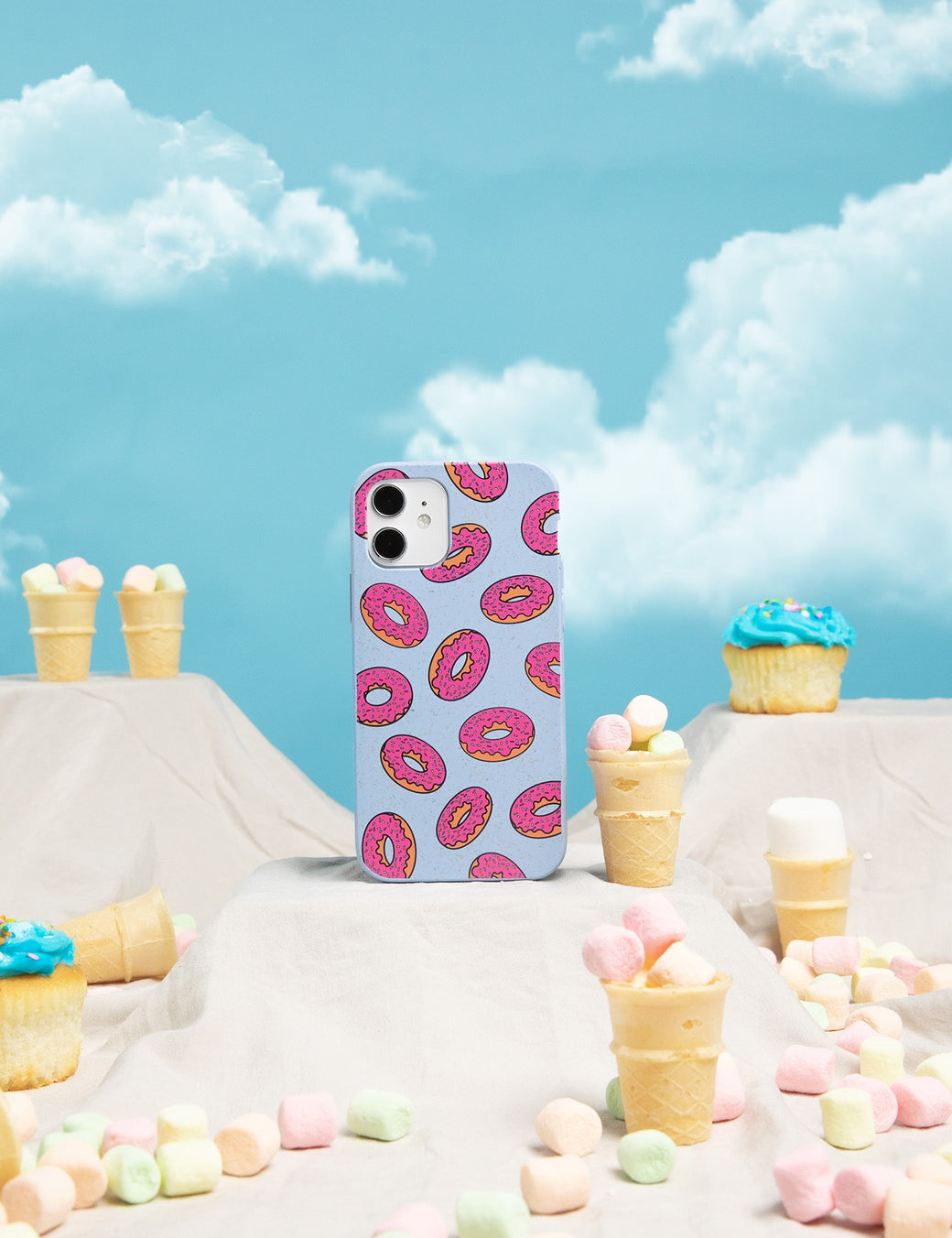 Powder Blue Donuts iPhone 12/ iPhone 12 Pro Case