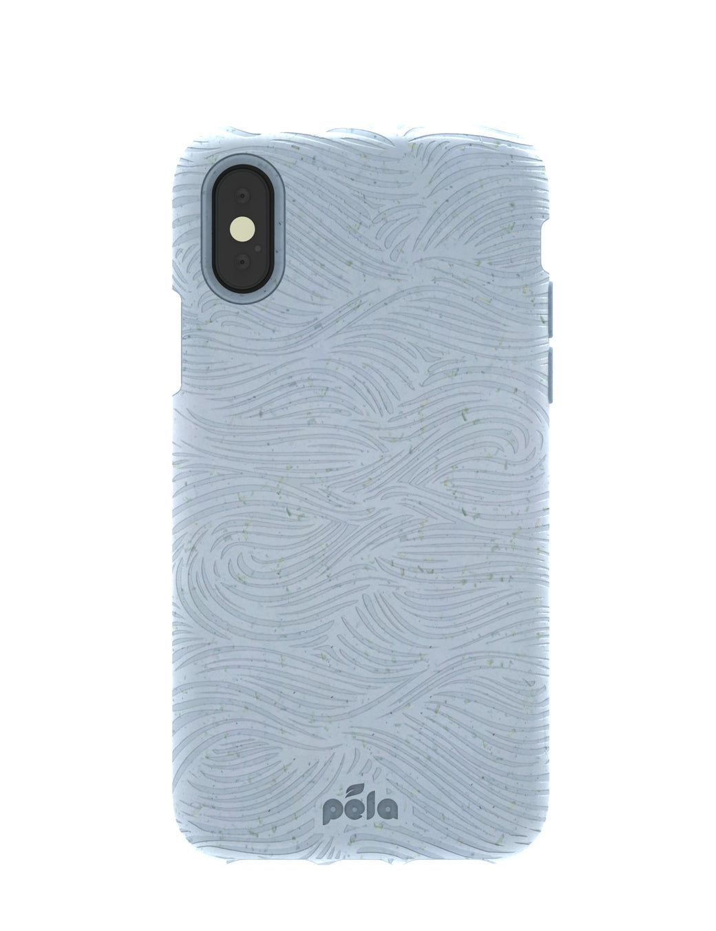 Powder Blue Ebb and Flow iPhone X Case