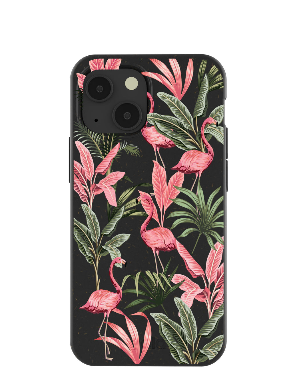 Black Flamingo Party iPhone 13 Mini Case