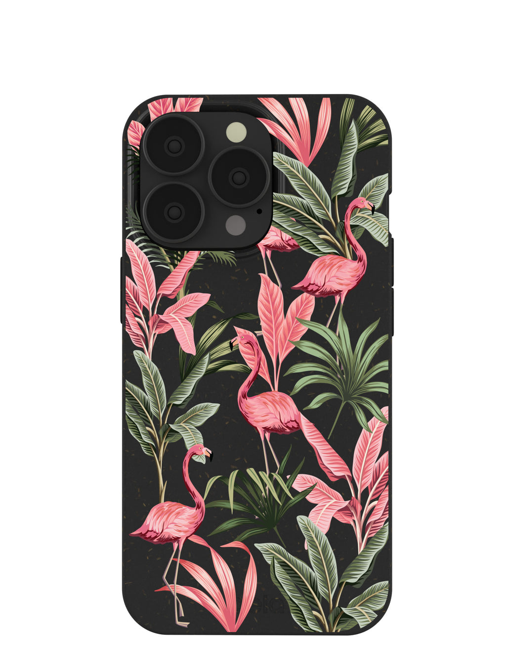 Black Flamingo Party iPhone 13 Pro Case