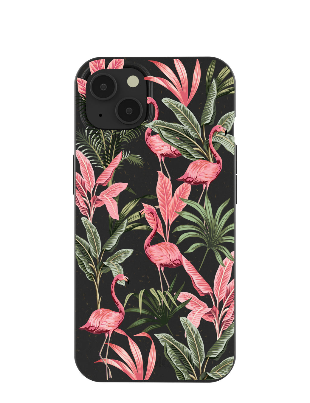 Black Flamingo Party iPhone 13 Case