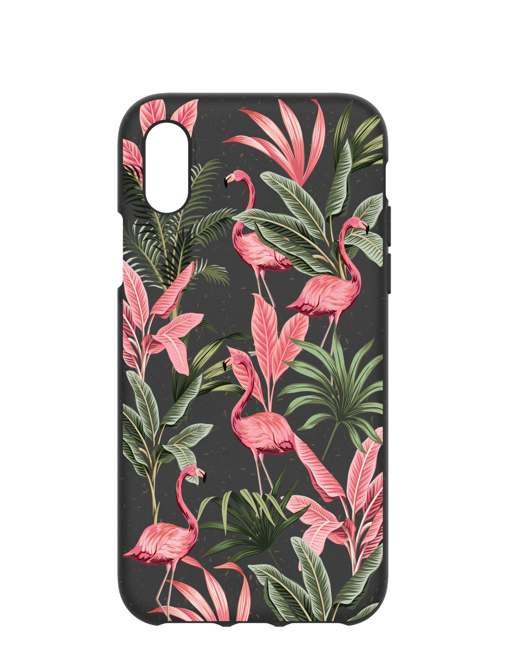 Black Flamingo Party iPhone X Case