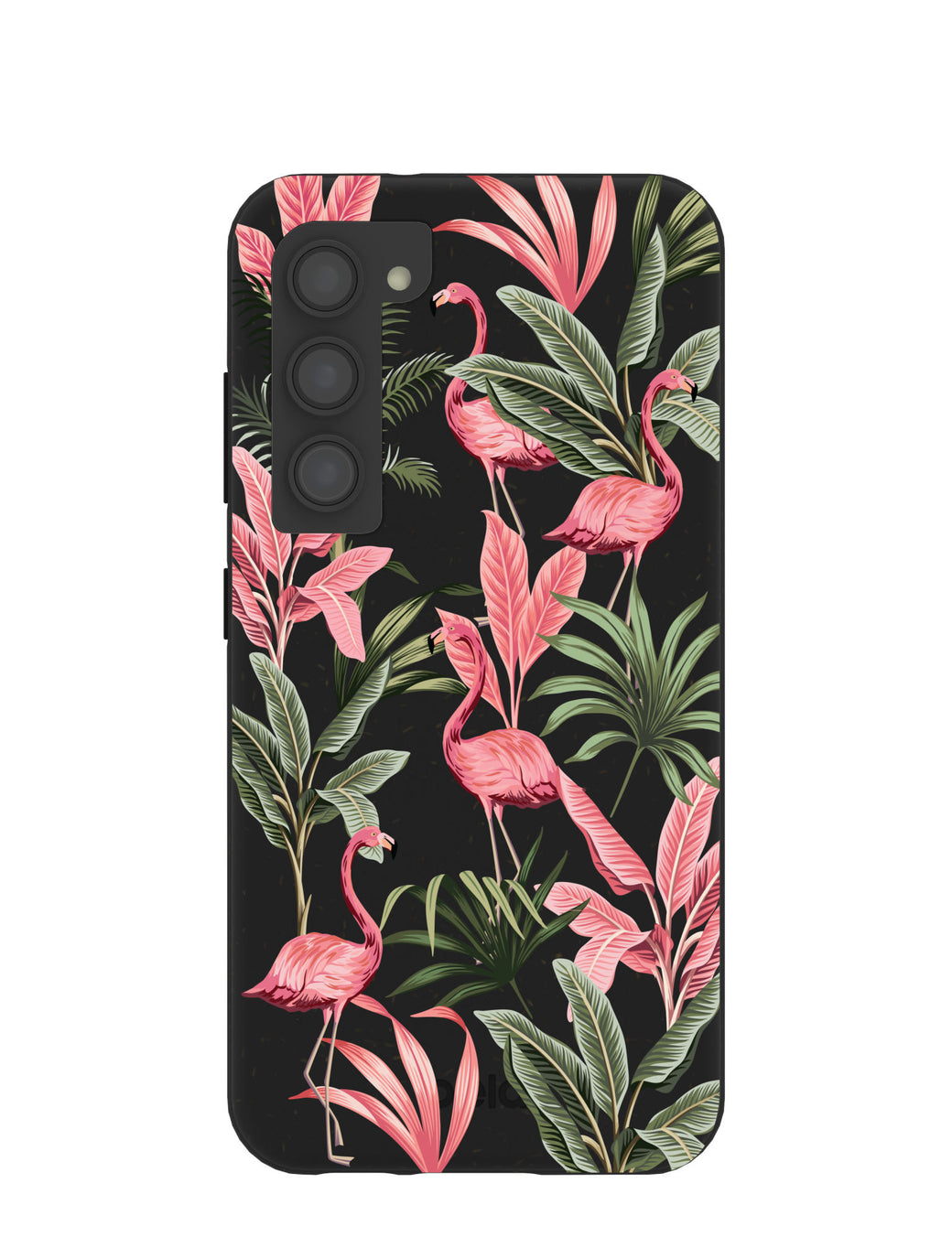 Black Flamingo Party Samsung Galaxy S23 Case