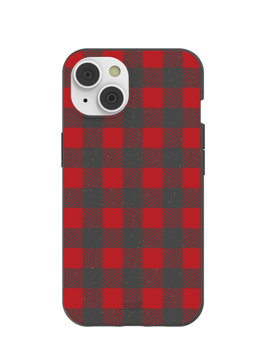 Black Flannel iPhone 14 Case with MagSafe Module