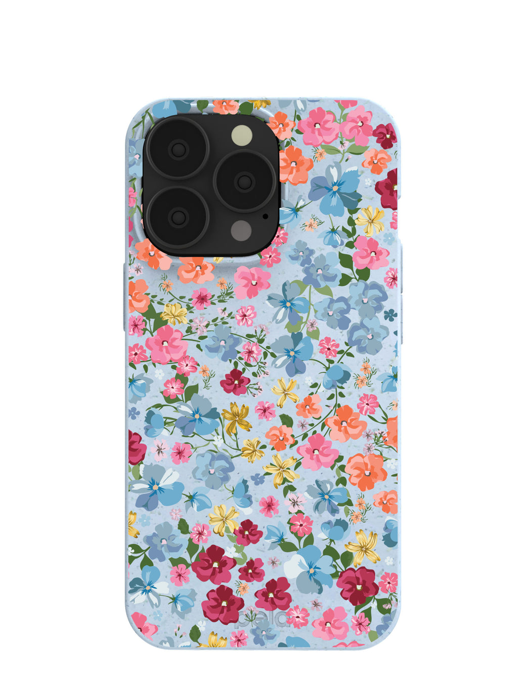 Powder Blue Fleurs iPhone 13 Pro Case