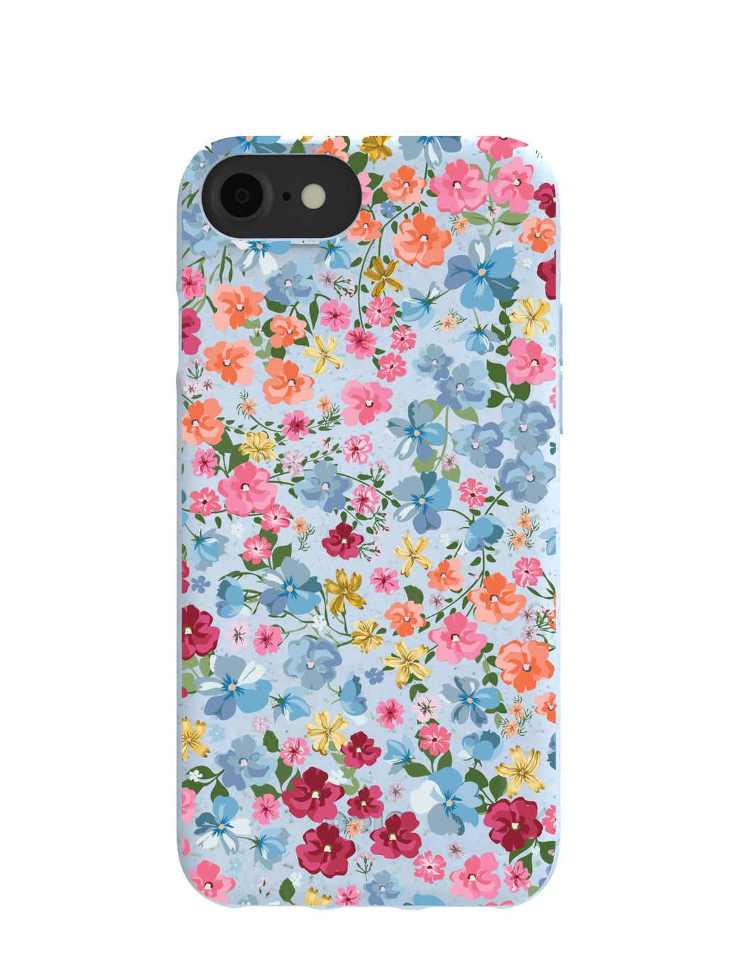 Powder Blue Fleurs iPhone 6/6s/7/8/SE Case