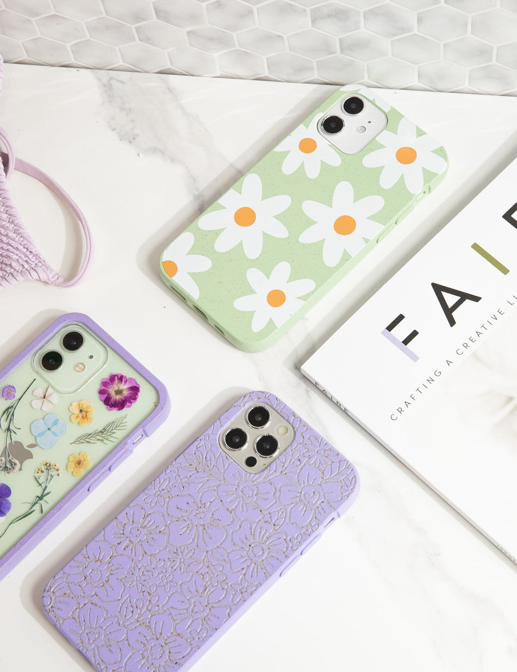 Lavender Flowerbed Samsung Galaxy S21 Case