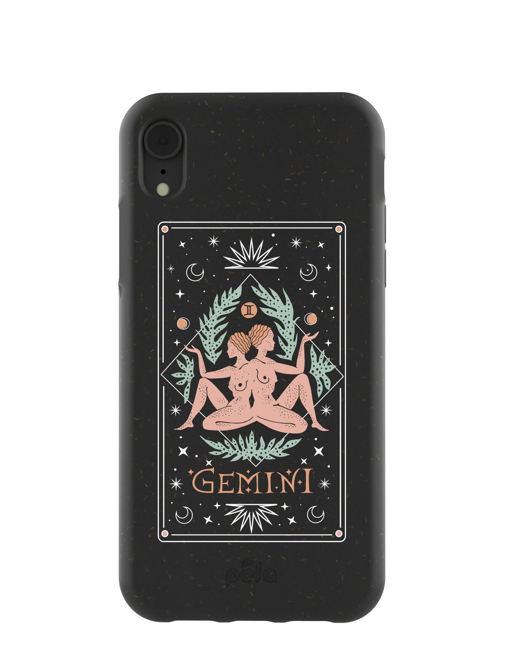 Black Gemini iPhone XR Case