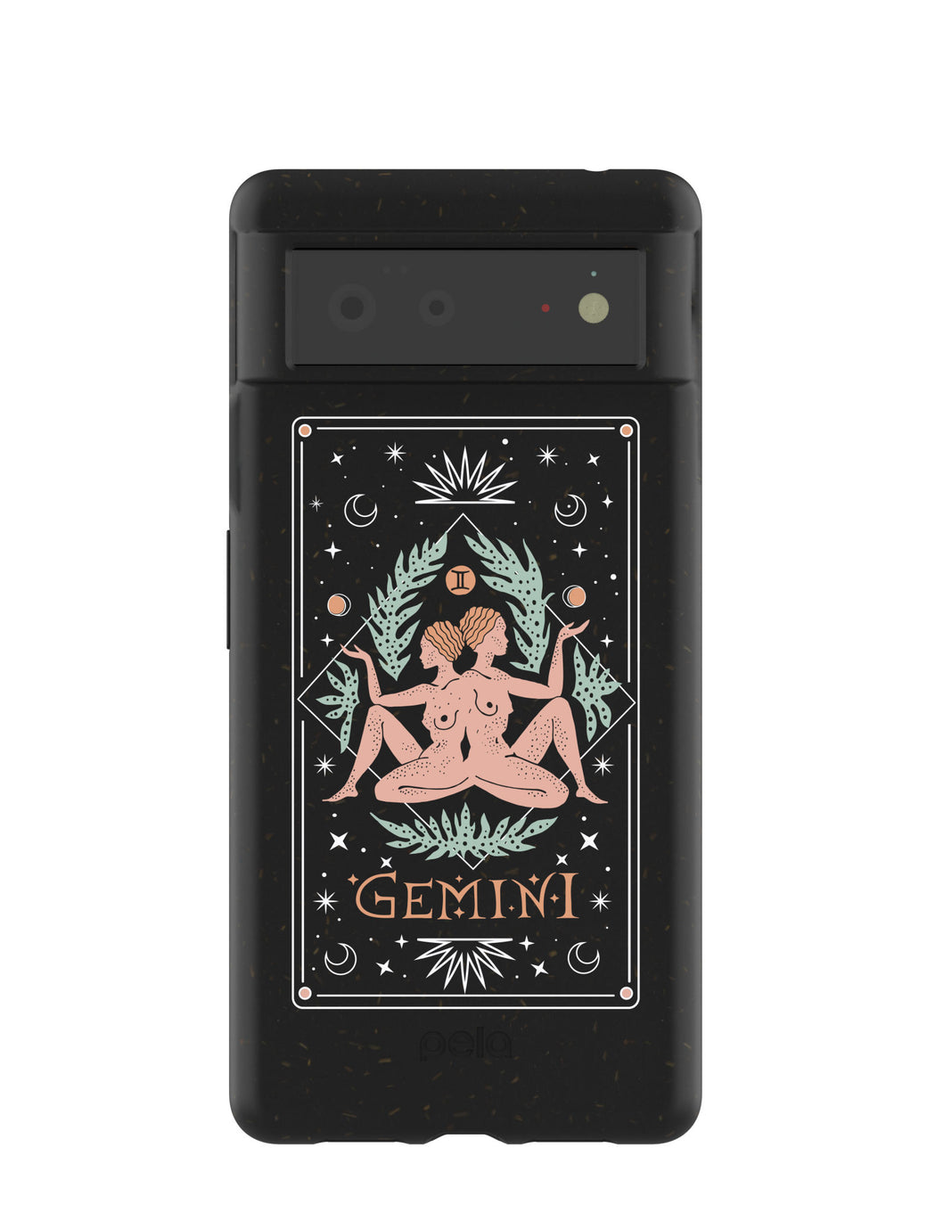 Black Gemini Google Pixel 6 Case