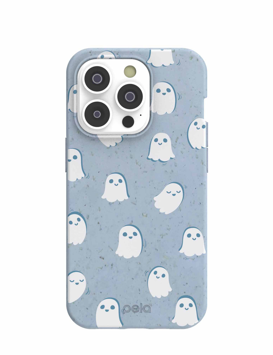 Powder Blue Ghostly iPhone 14 Pro Case with MagSafe Module