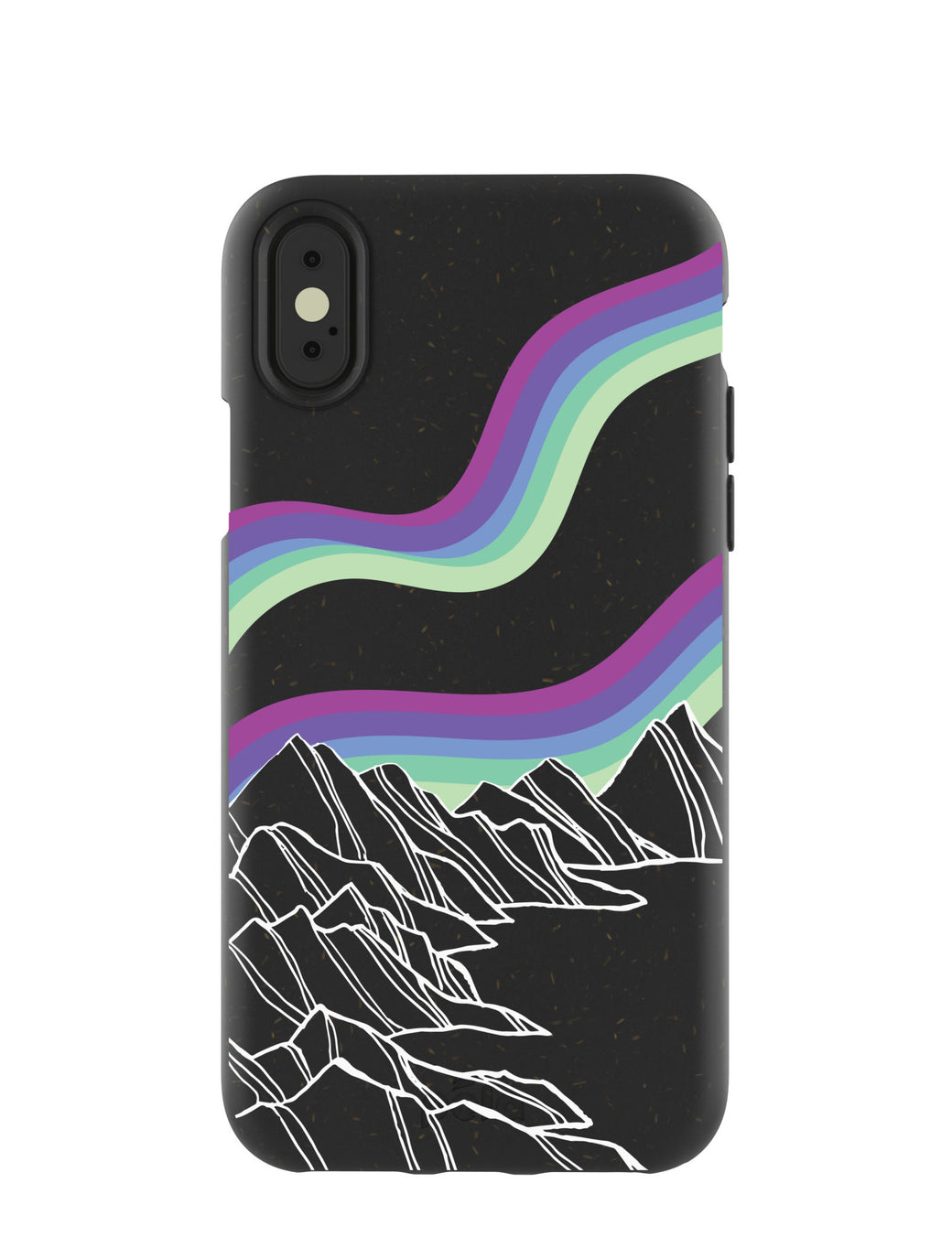 Black Glow iPhone X Case