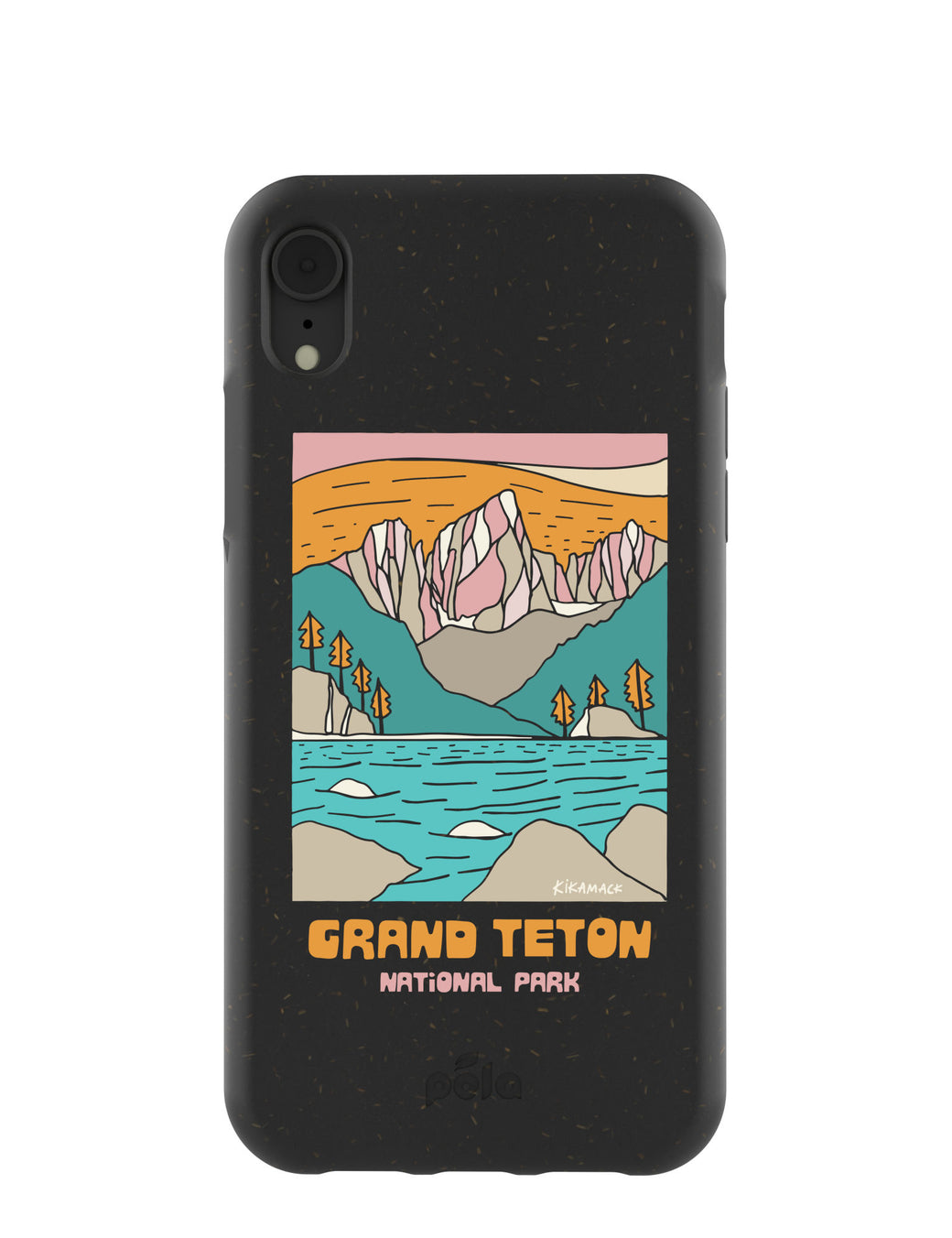 Black Grand Teton iPhone XR Case