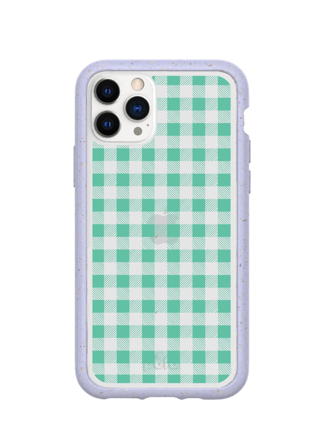 Clear Green Gingham iPhone 11 Pro Case With Lavender Ridge