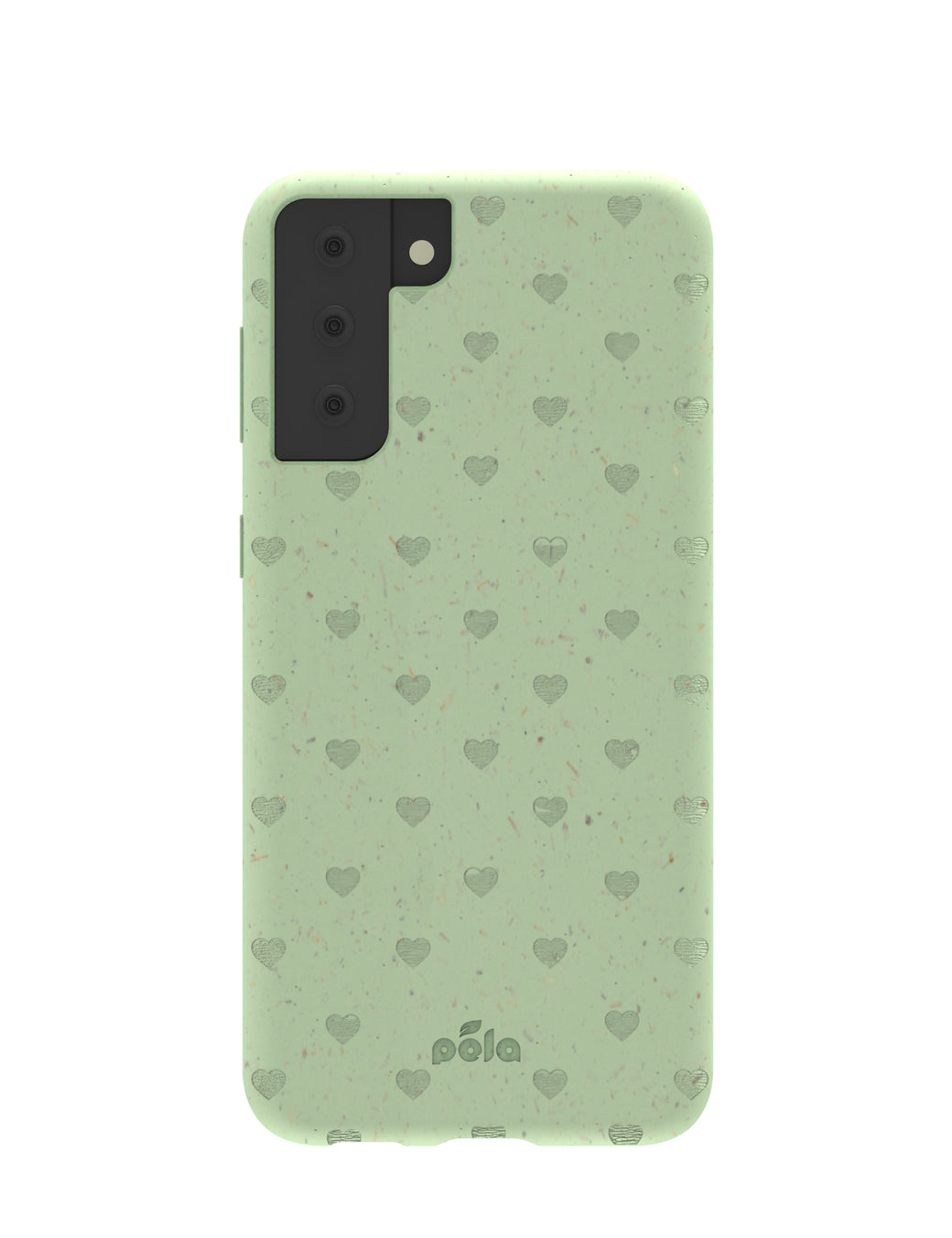 Sage Green Hearts Samsung Galaxy S21+(Plus) Case