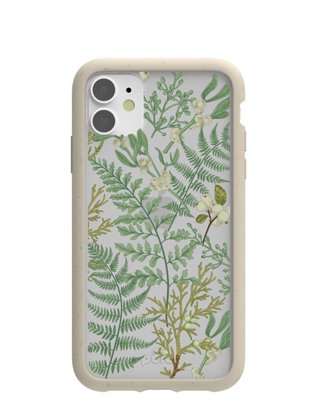 Clear Herbarium iPhone 11 Case With London Fog Ridge