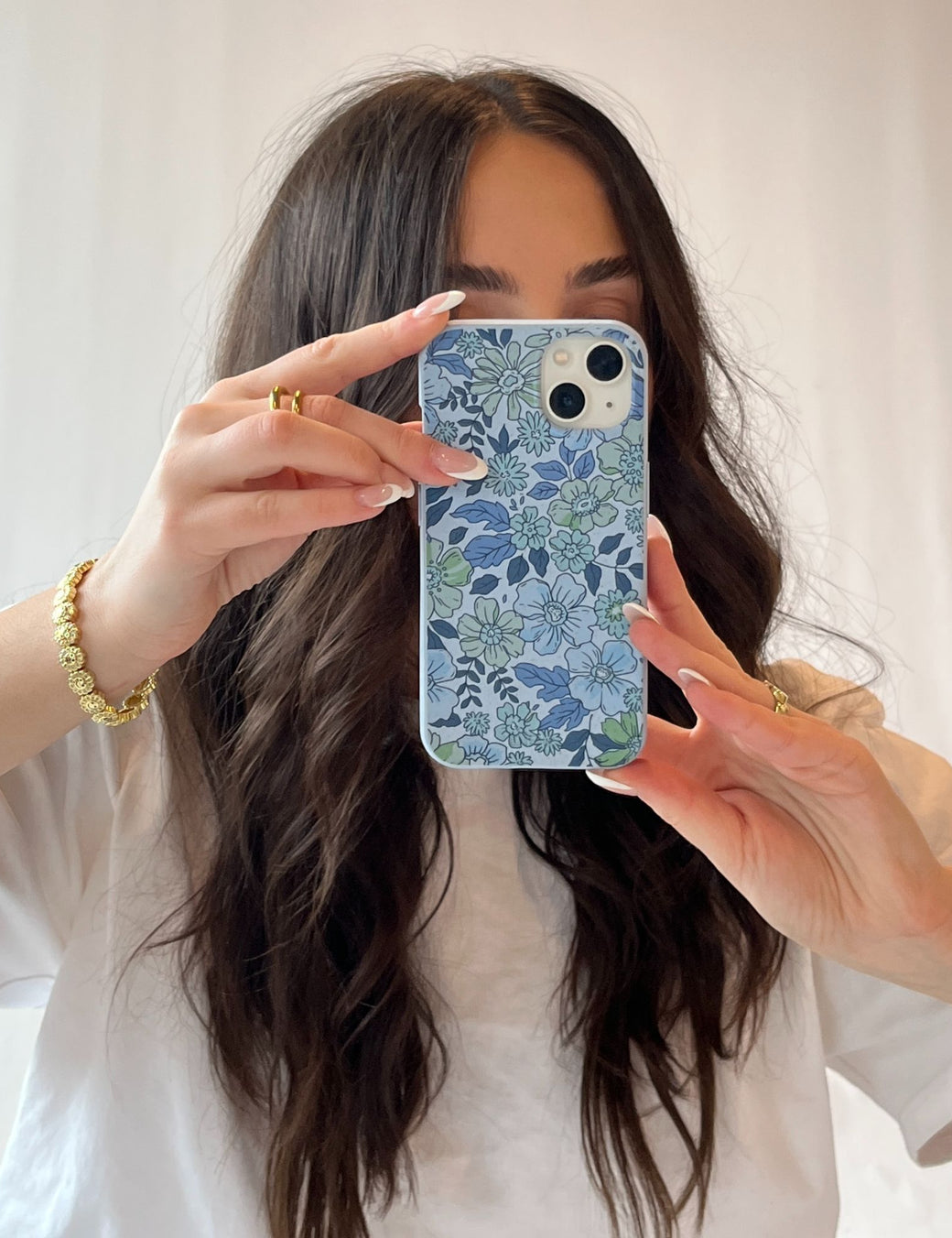 Powder Blue Liberty Florals iPhone 11 Case