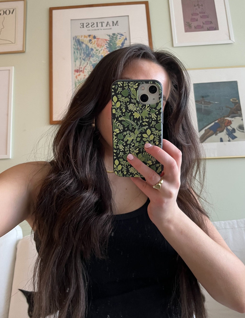 Black Evergreen Samsung Galaxy S22 Ultra Case