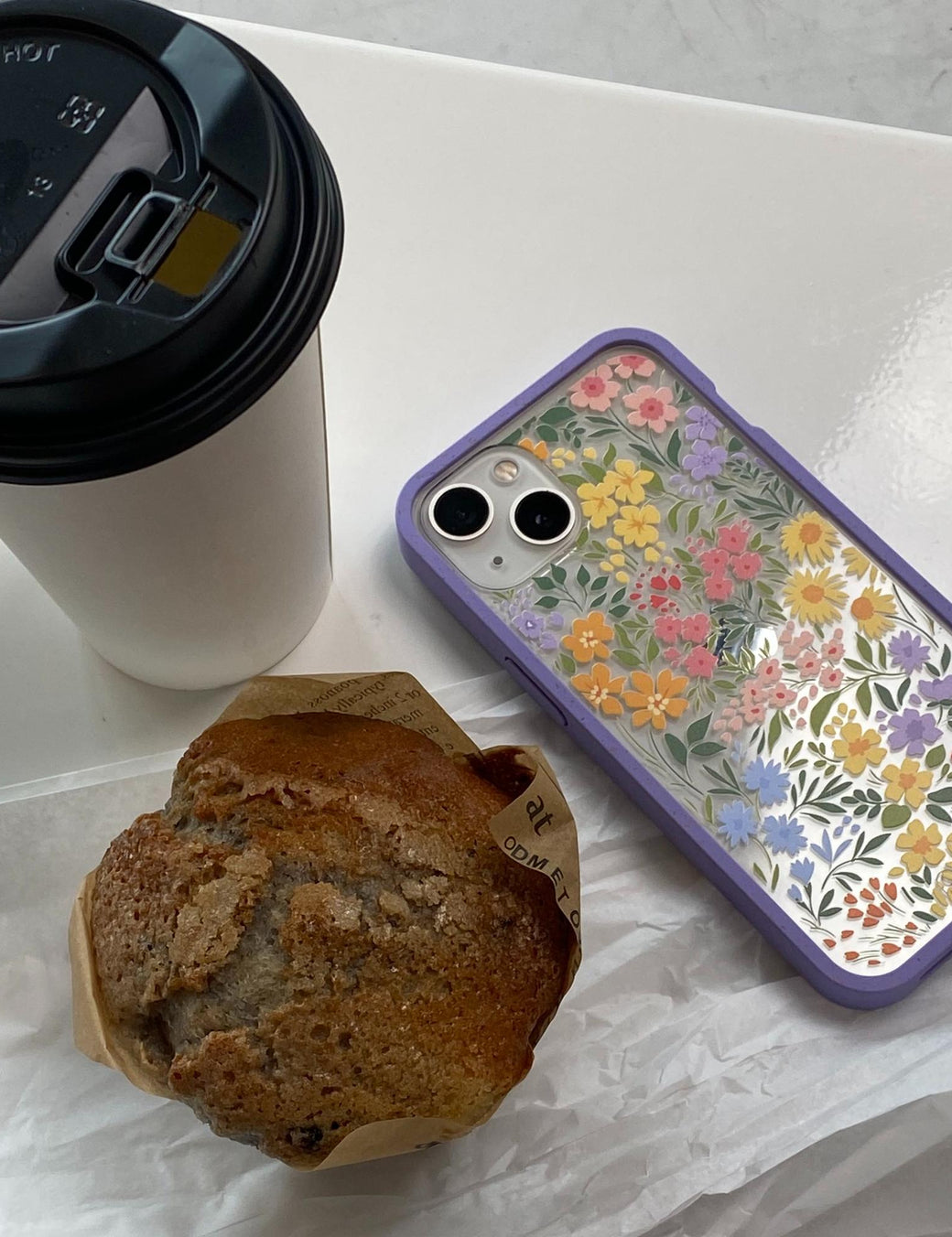 Clear Blooming Wild iPhone 14 Pro Max Case With Lavender Ridge