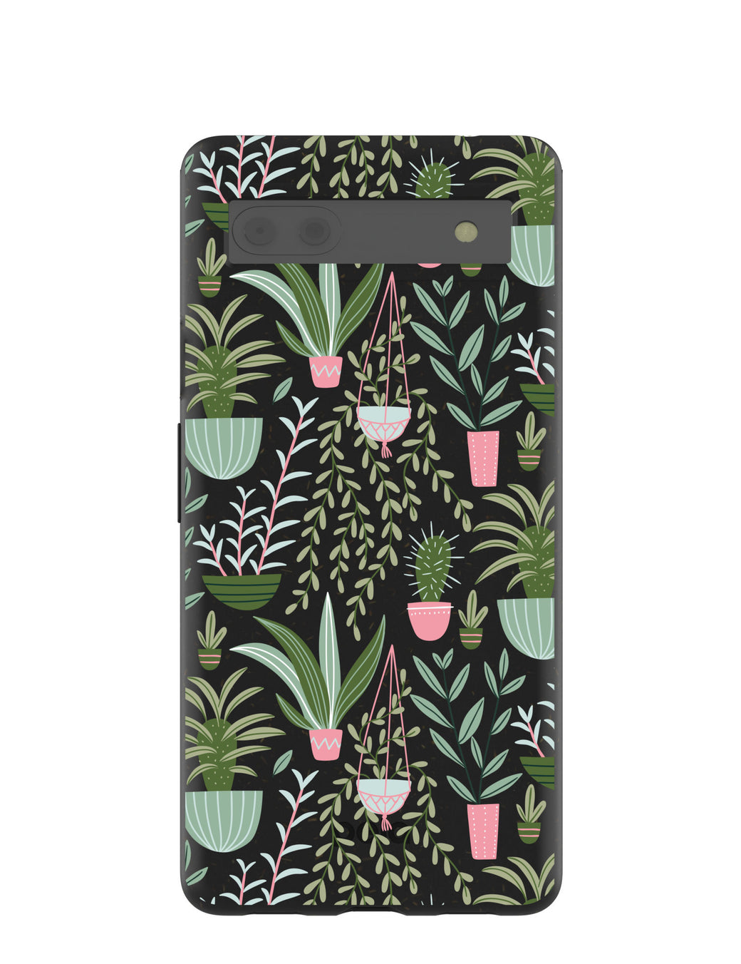 Black Indoor Garden Google Pixel 6a Case