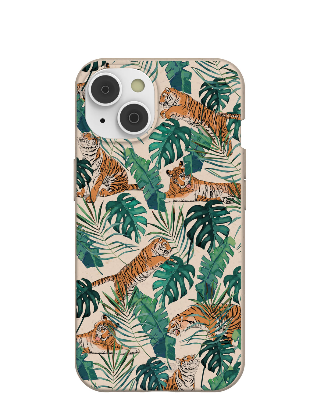 Seashell Jungle Tigers iPhone 14 Case with MagSafe Module